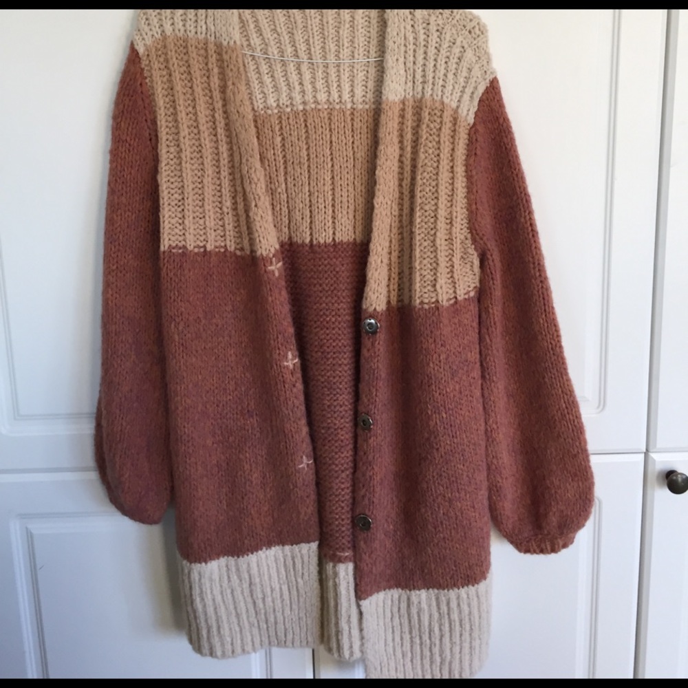 Free People knit cardigan