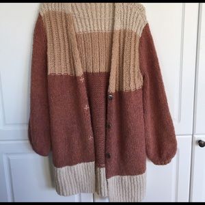 Free People knit cardigan