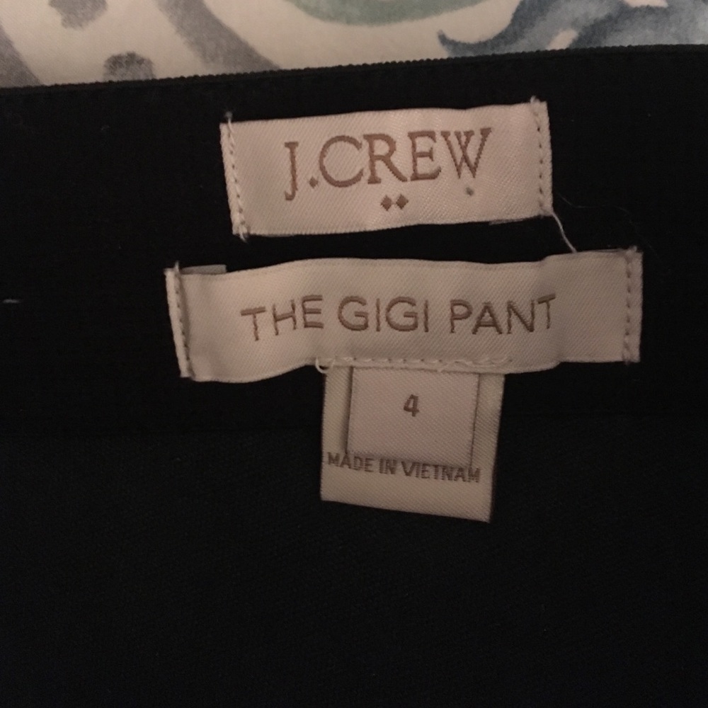 Jcrew pleather leggings The Gigi Pant size 4