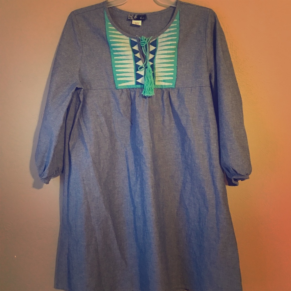 Boutique Denim Dress 100% Cotton Dress #easter