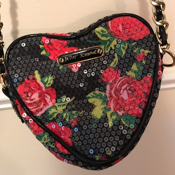 Betsey Johnson Handbags - Betsy Johnson heart shaped satchel