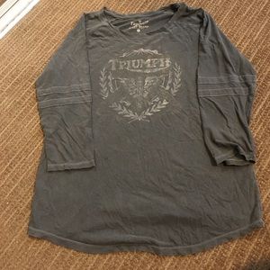 Lucky brand Triumph 3/4 sleeve tee