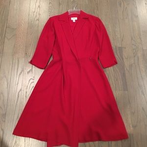 Talbots trench wrap dress