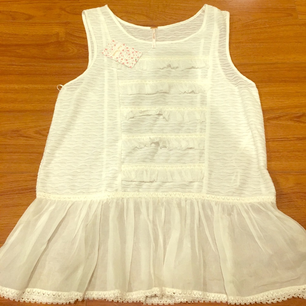 Free People white top