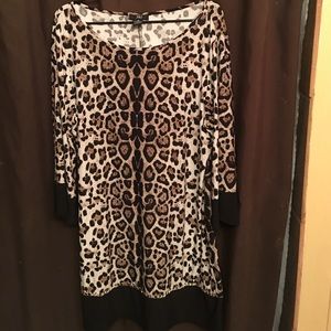 Leopard print dress