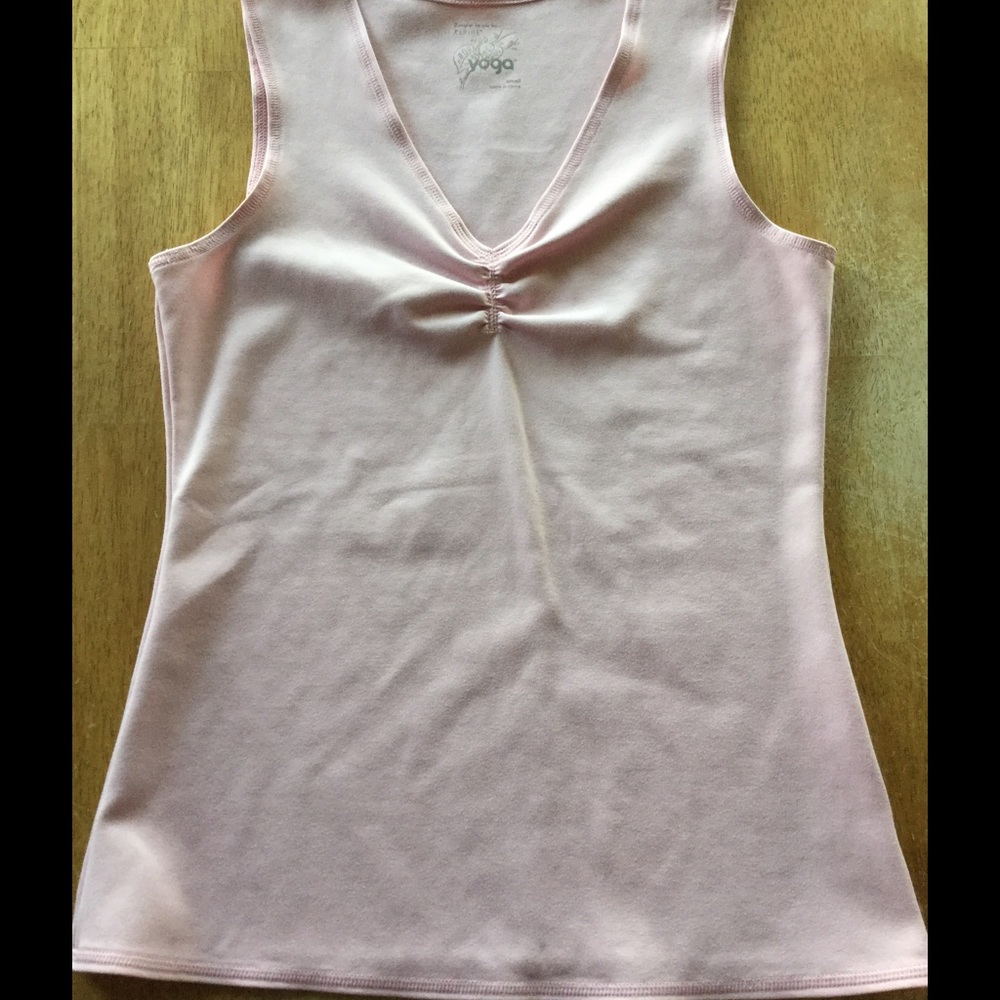 Light pink Stretchable yoga tank