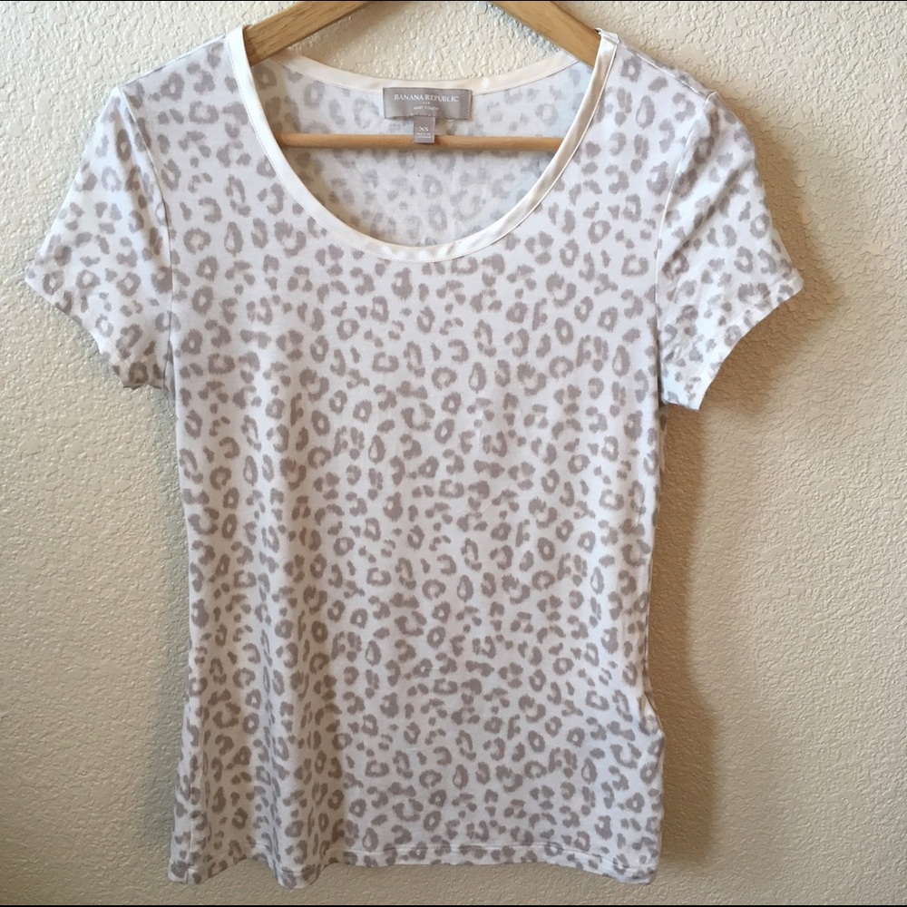 Banana Republic Leopard T-Shirt