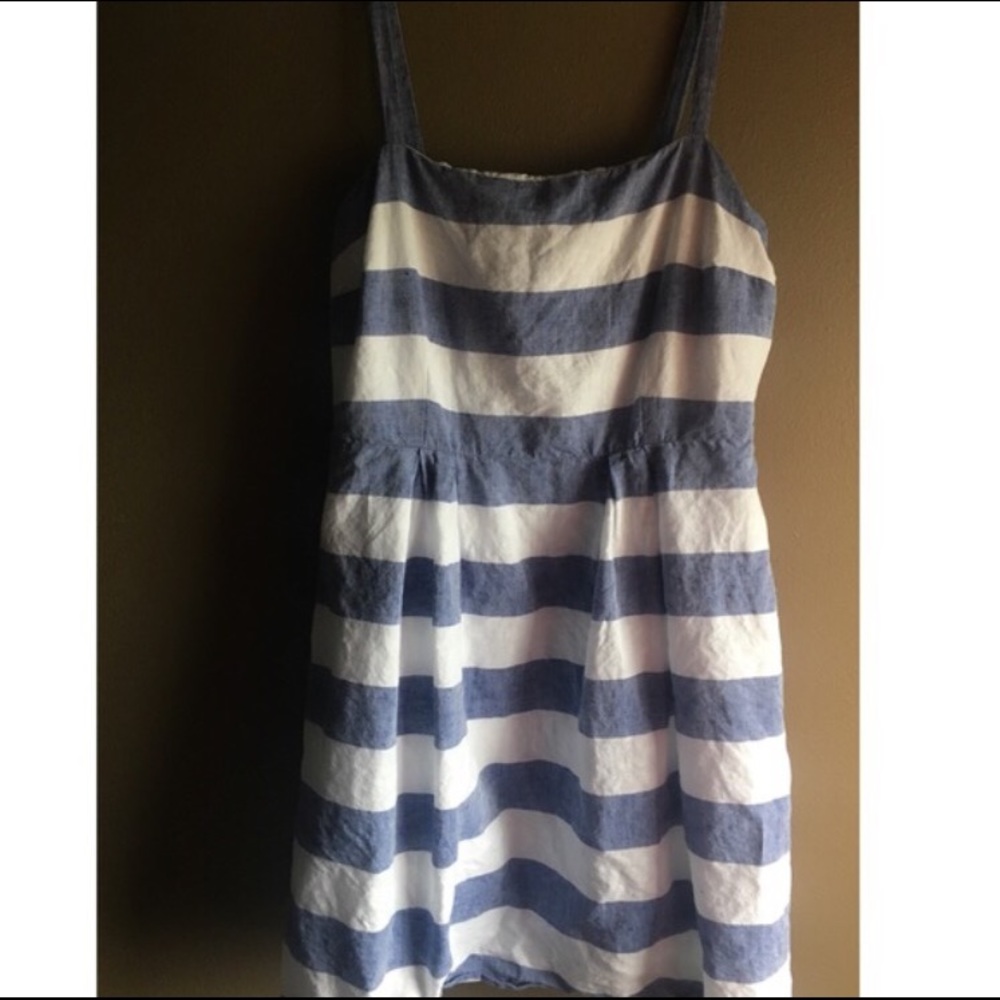 Loft stripped sun dress