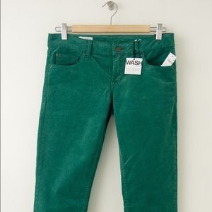 GAP 1969 Cords in Kelly Green Corduroy