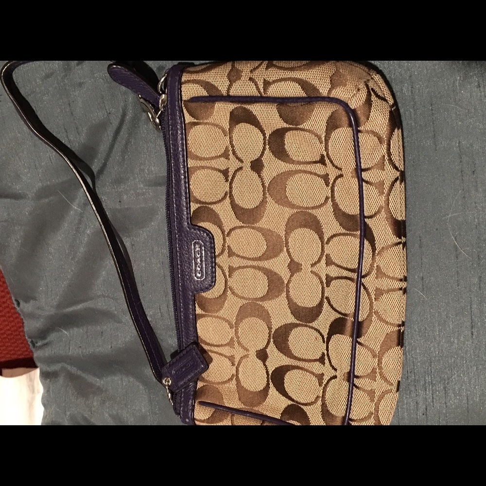 Large coach wristlet