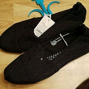 Black slip on shoes