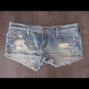 Hollister jean shorts