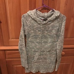 Sweater hoodie-long