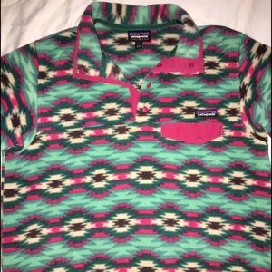 XL Patagonia Fleece Snap Pullover