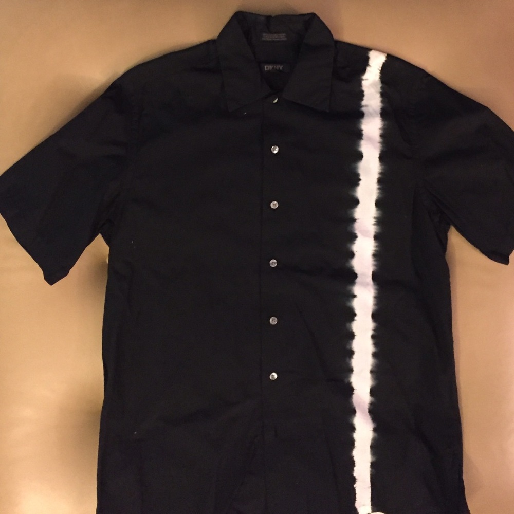 DKNY Short Sleeve Button Down Shirt