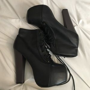 Platform booties