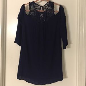 Cold shoulder tunic by xhilaration.