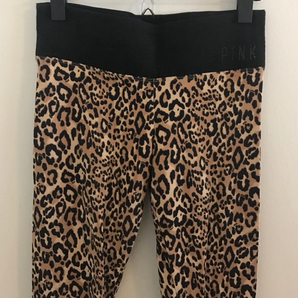 VS Pink Leopard Leggings