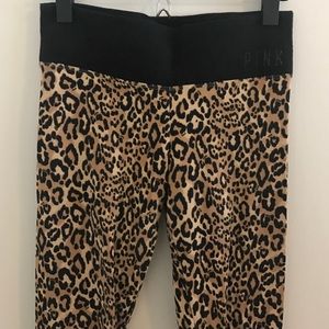 VS Pink Leopard Leggings