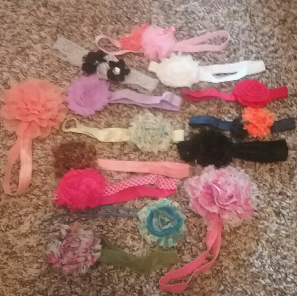 *SOLD* Baby girl headbands