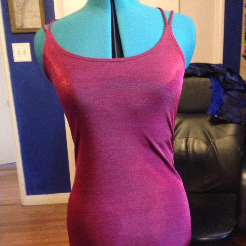 Long red sparkly sexy tight dress.
