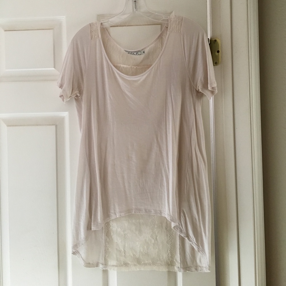 Light purple lace shirt