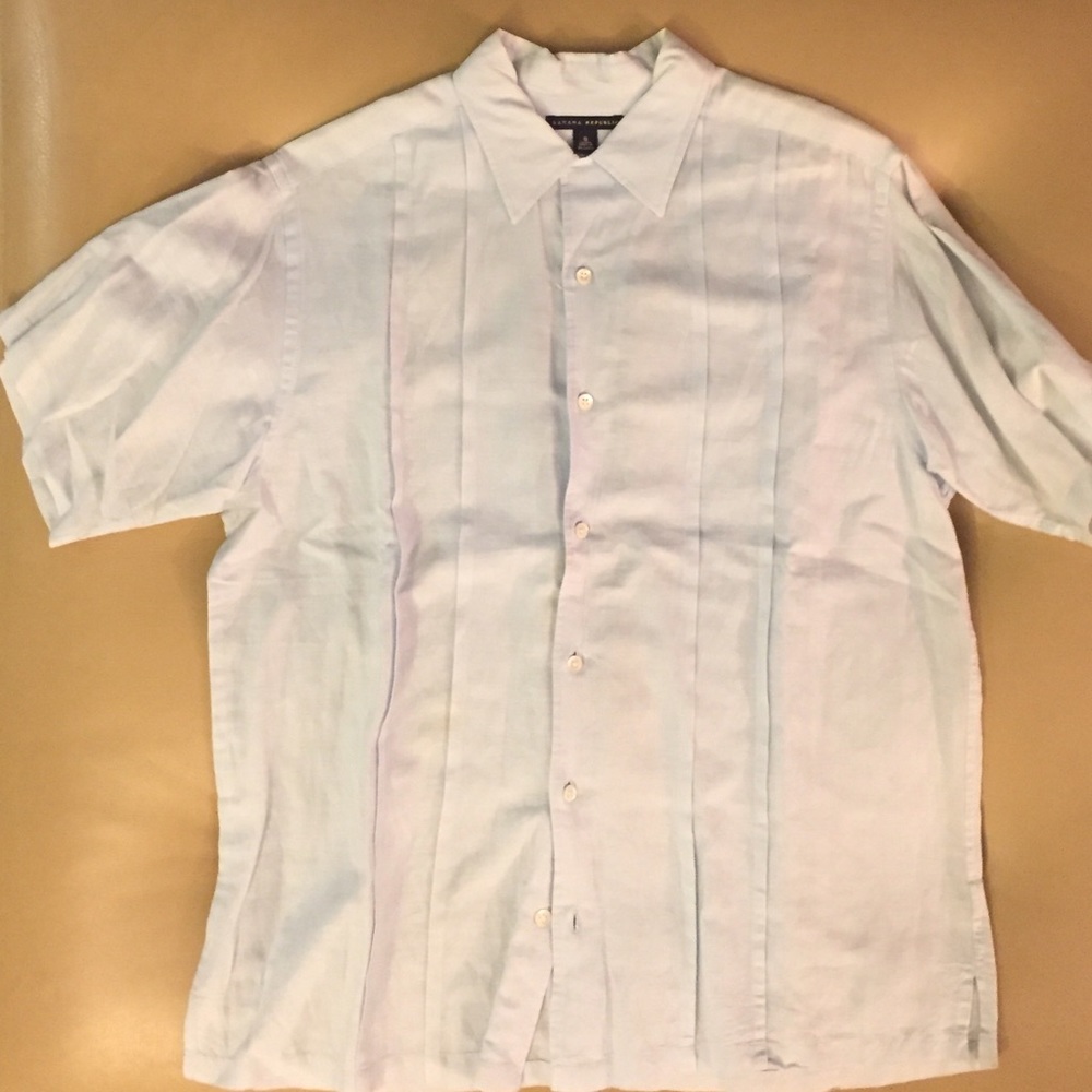 Banana Republic Short Sleeve Button Down Shirt