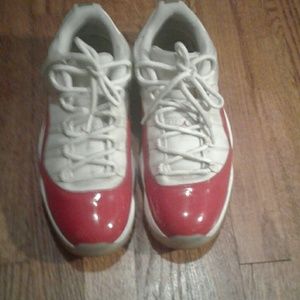 Men's  Red n White Jordan's