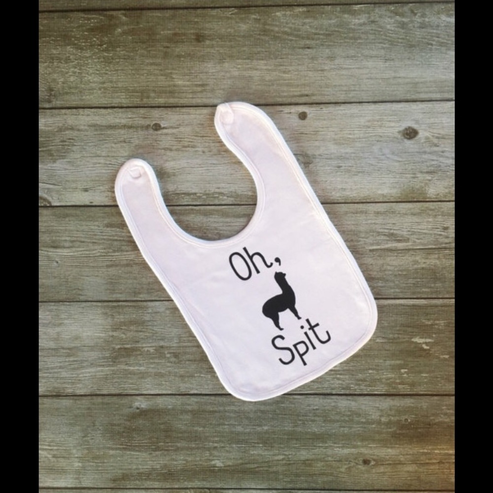Infant bib with Velcro enclosure