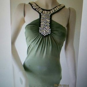 New 2b bebe nadean halter top blouse
