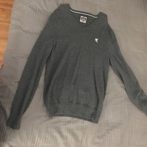EXPRESS S size Grey V neck sweater