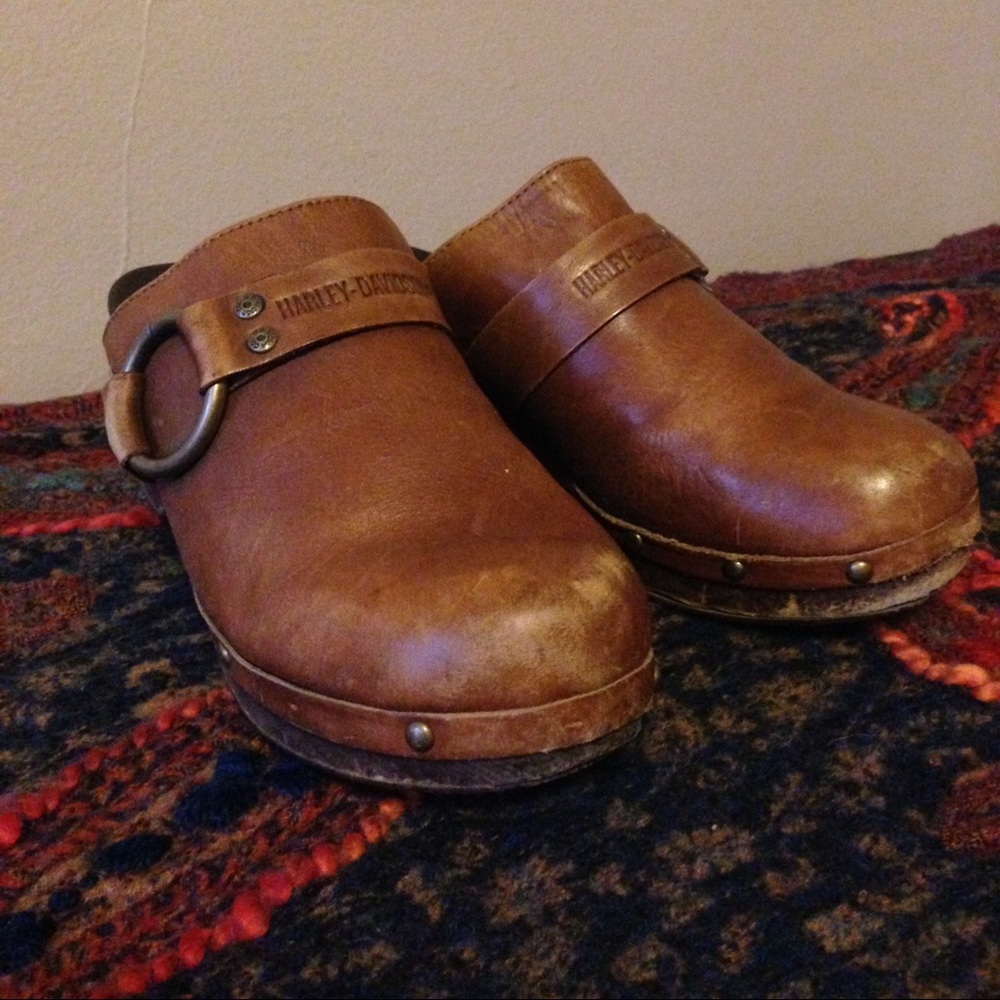 ✨Vintage✨ Harley Davidson Clogs