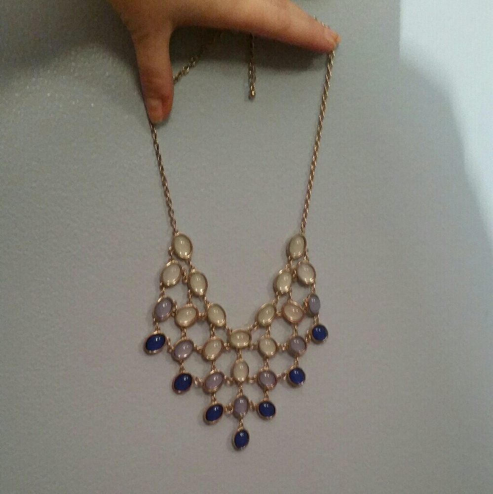 Ombre statement necklace