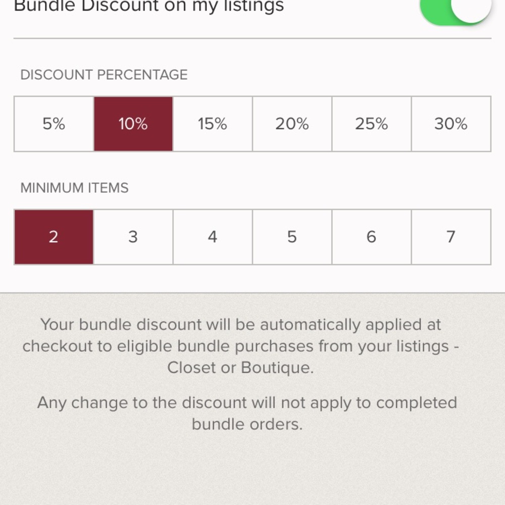 10% off two or more items!