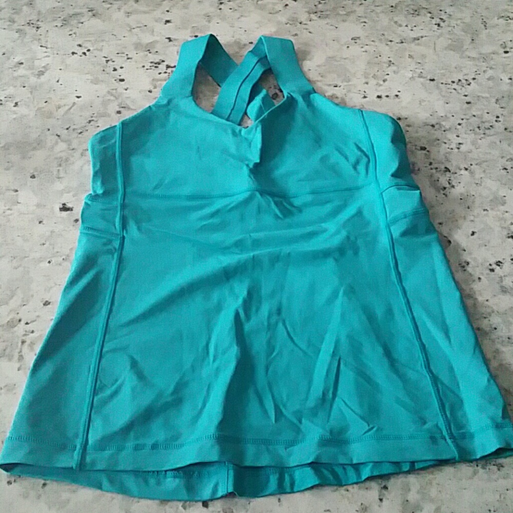 Lululemon teal yoga tank