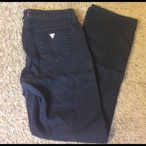 Black bootcut jeans