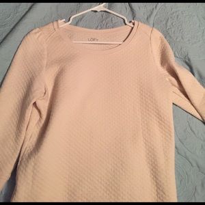 Loft quilted sweatshirt