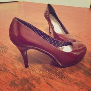 Never worn, without tags! Maroon madden girl heels