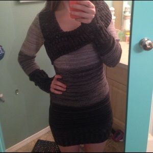 Gray sweater/sweater dress