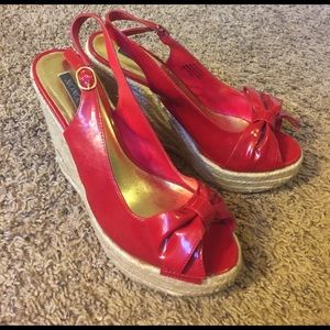 Sexy red wedges