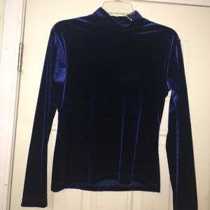 Half Turtleneck Velvet Long Sleeve