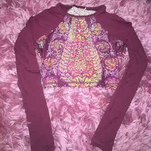 Billabong cropped rash guard