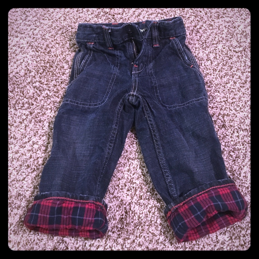 Gap 12-18 months lined jeans