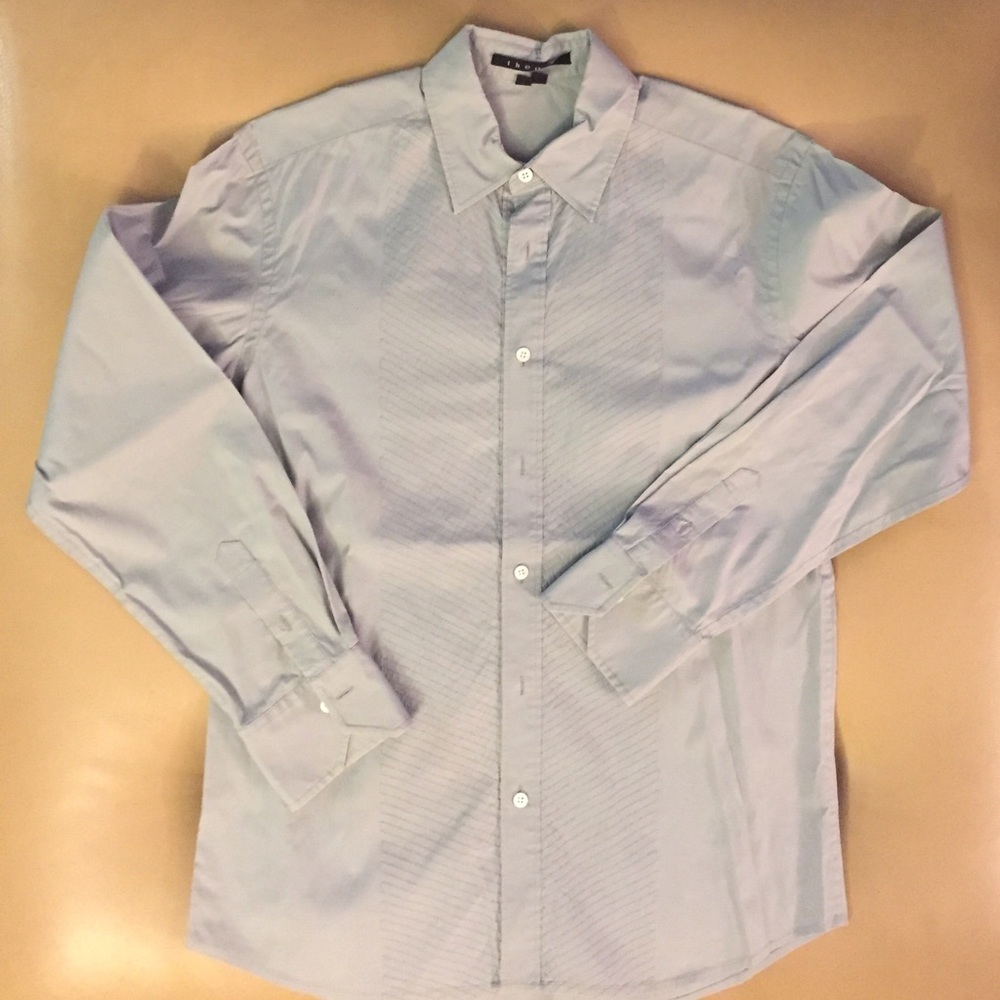 THEORY long sleeve button down slim fit shirt