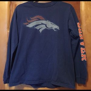 🏈 Boys NFL Broncos Long Sleeve Shirt 🏈