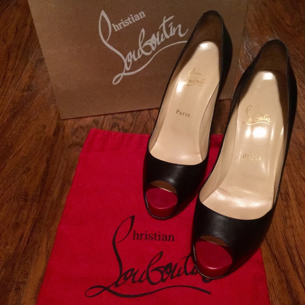 Size 10 (40) peep toe Louboutins