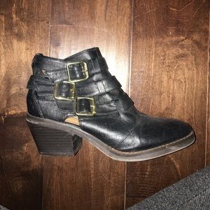 Steve Madden Black Cutout Bootie