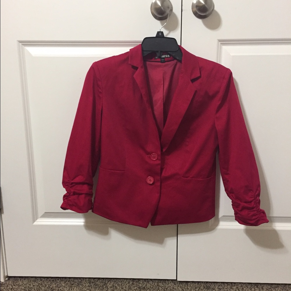Express Red Blazer