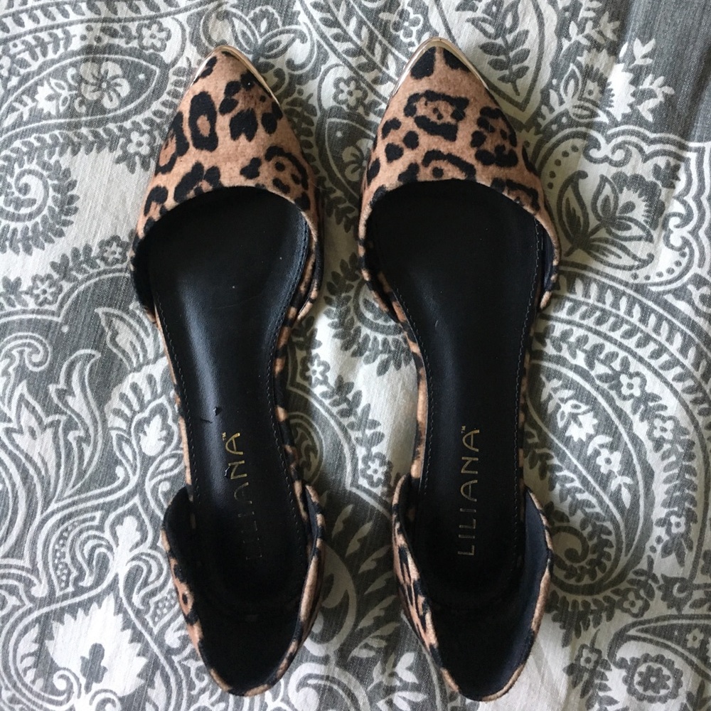 Liliana Leopard Print Flats