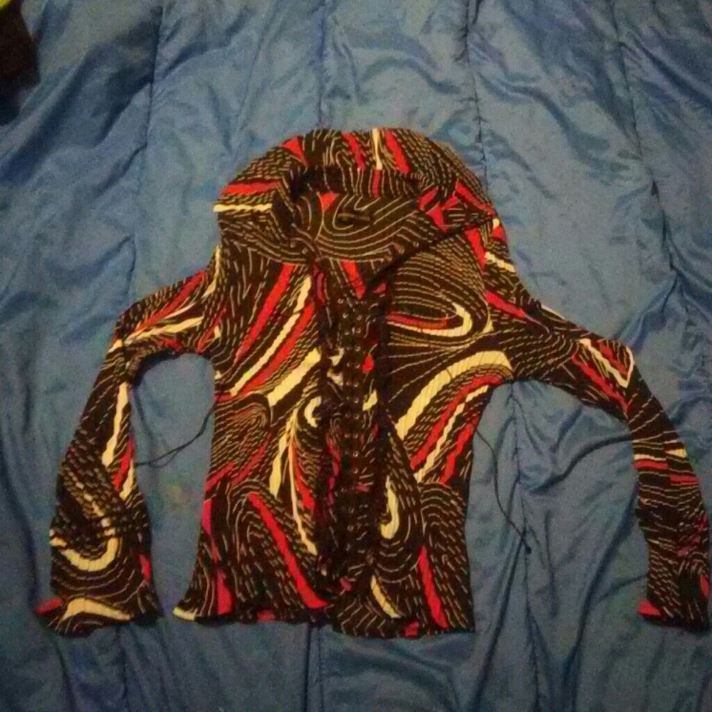 Jennifer L Loyd Lace Down Shirt